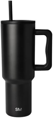 Simple Modern 40 oz Trek Tumbler with Handle and Straw Lid | Cup Holder Friendly Insulated Stainl... | Amazon (US)