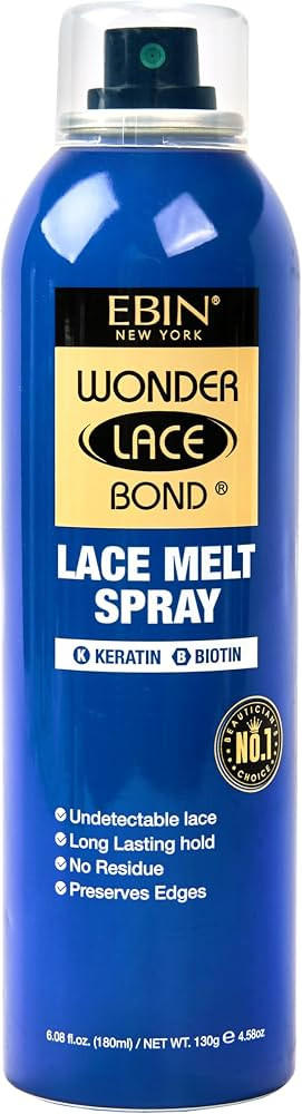 EBIN NEW YORK Wonder Lace Melt Aerosol Spray - Keratin + Biotin Infused (180ml./ 6.08oz) - Preser... | Amazon (US)