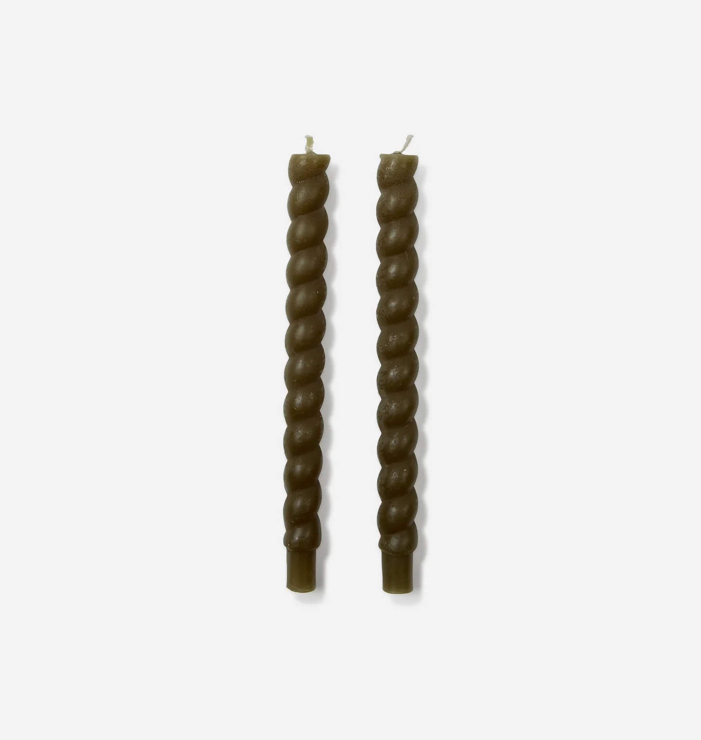 Braided Taper Candle S/2 | Shoppe Amber Interiors | Amber Interiors