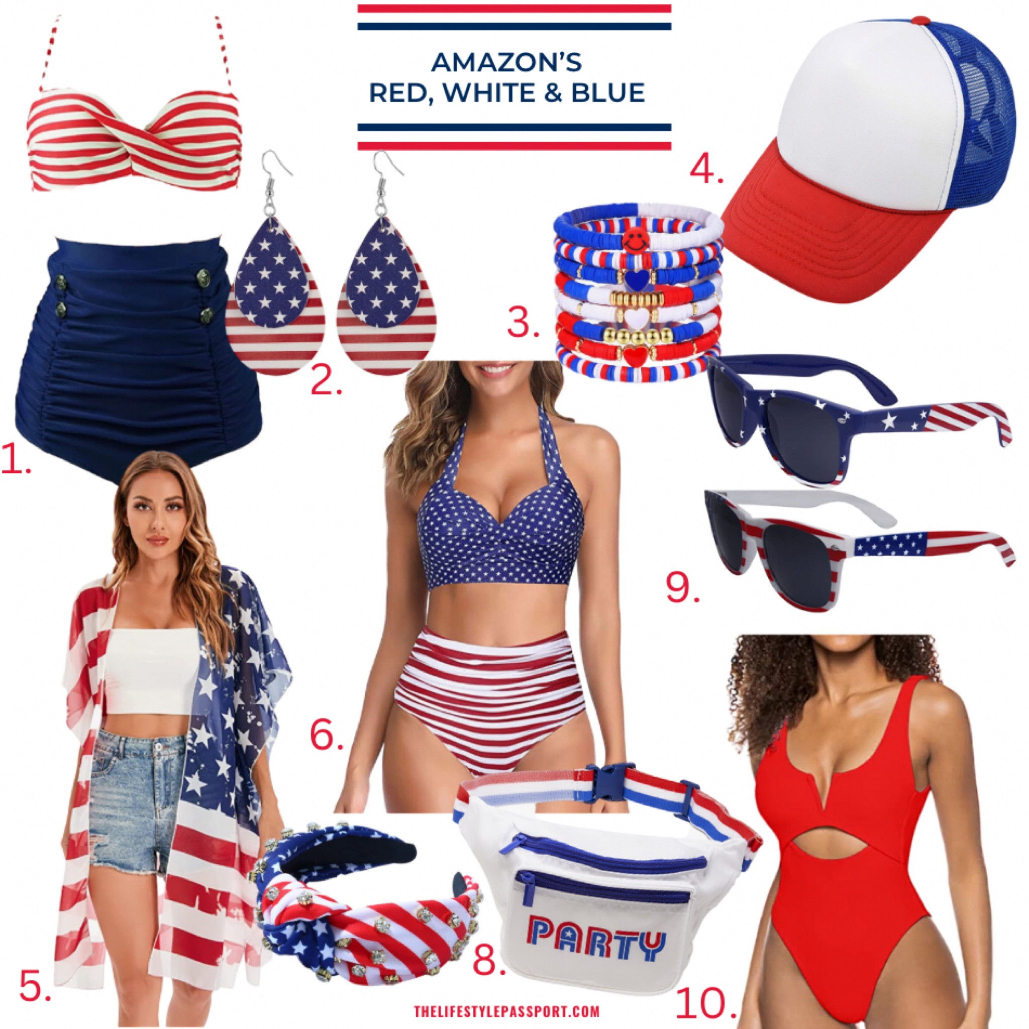 Amazon’s Red, White & Blue.

#TheLifestylePassport



#LTKswim #LTKstyletip #LTKSeasonal