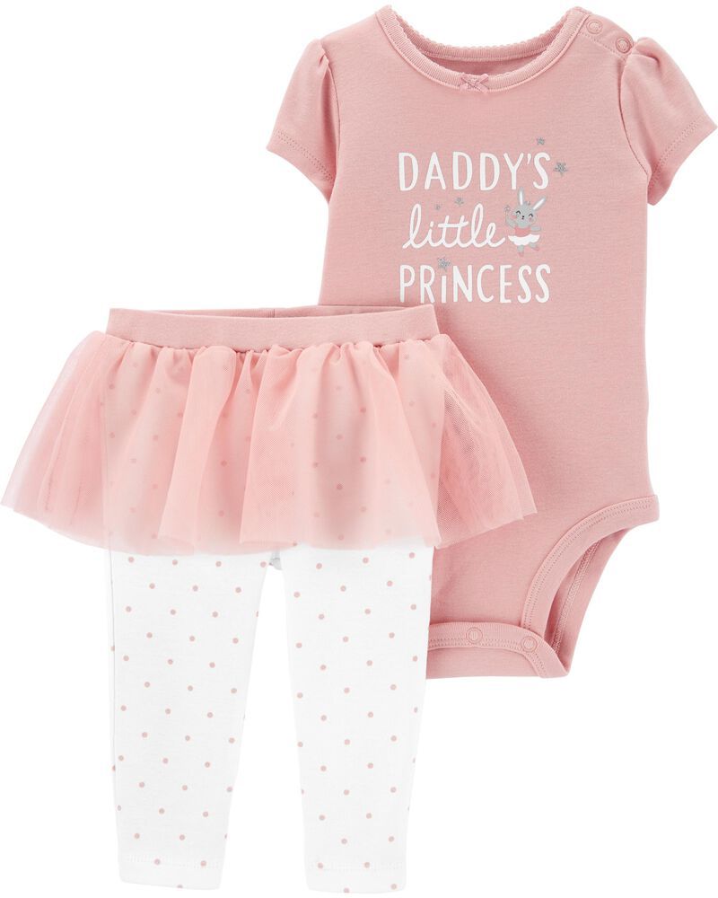 2-Piece Princess Bodysuit & Tutu Pant Set | Carter's