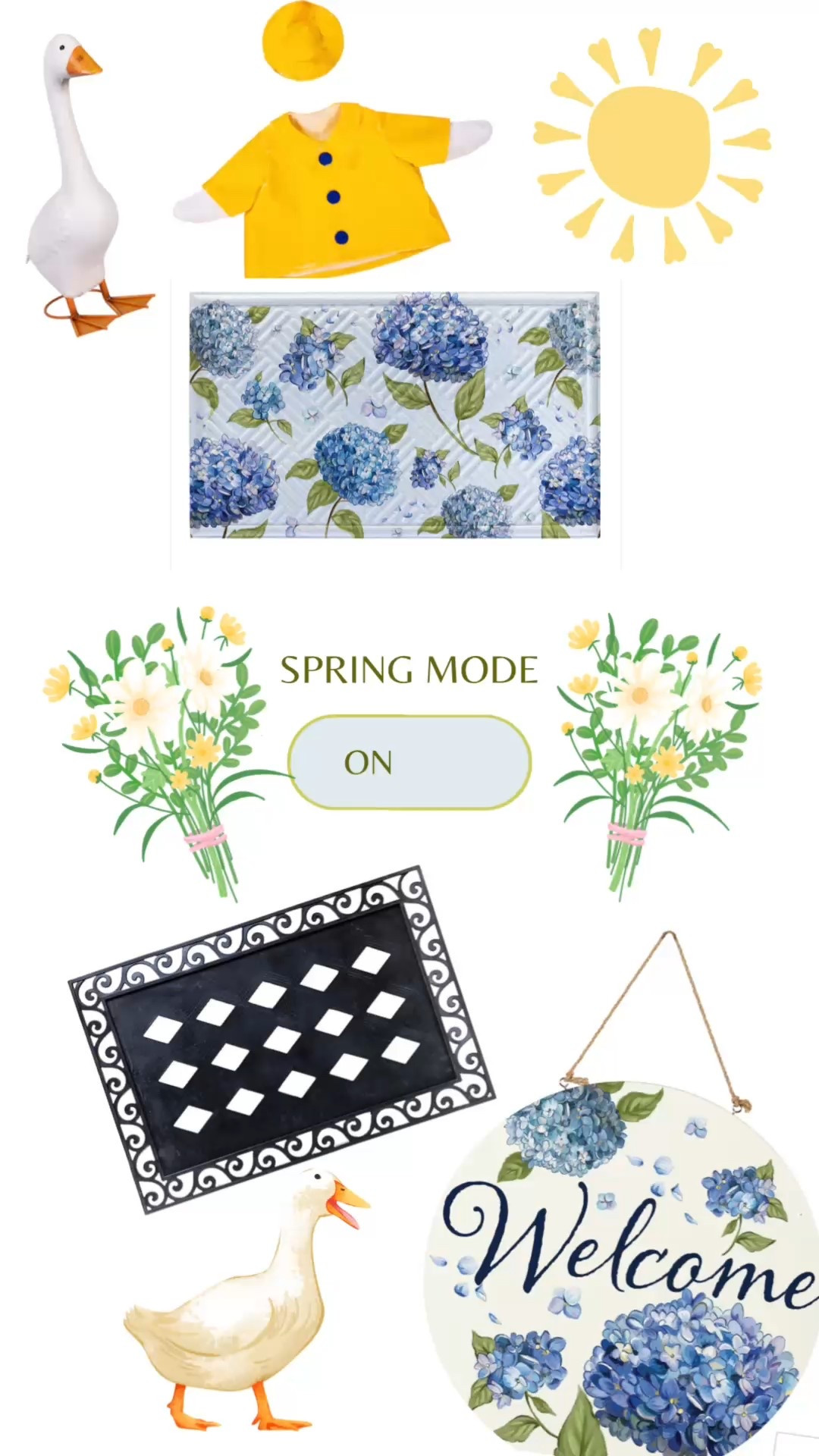 Spring front porch decor 

#LTKmomlife #LTKdayinmylife #LTKSeasonal