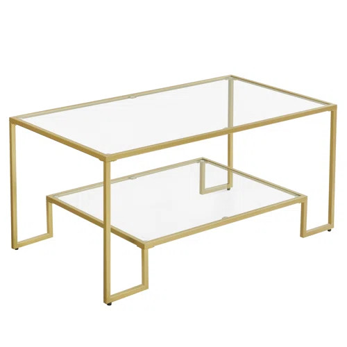 Willa Arlo Interiors Athena Frame Coffee Table with Storage | Wayfair | Wayfair North America