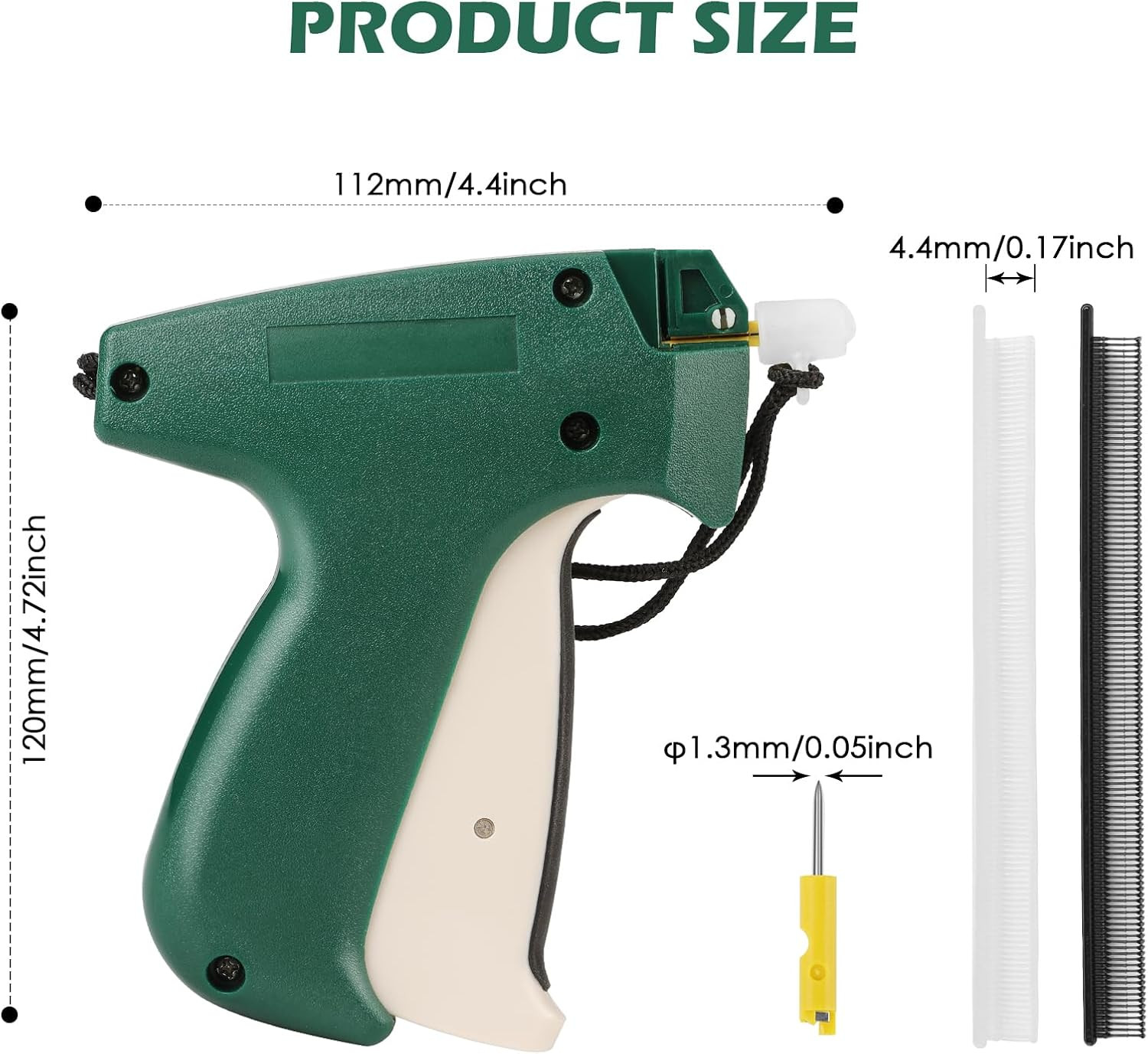 Tagging Gun for Clothing, Fine Stitch Mini Stitch Gun for Clothes,Stitch Quick Clothing Fixer Sew... | Amazon (US)