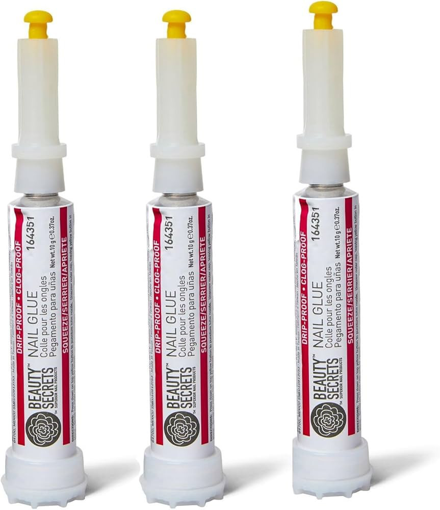 Beauty Secrets Drip & Clog Proof Nail Glue (3 Pack) | Amazon (US)