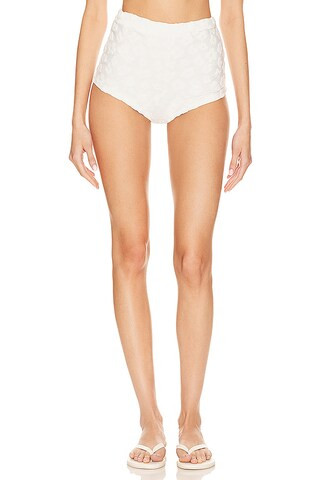 Lovers and Friends Vacation Blues High Waist Short in White from Revolve.com | Revolve Clothing (Global)