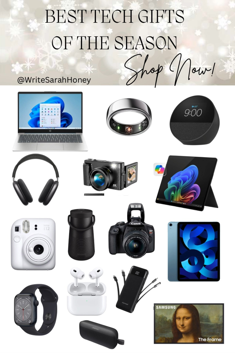 Give the Best Gifts This Season to everyone on your list – Shop Our Holiday Gift Guide! Follow & Like Write Sarah Honey! Shop Now! 
	#HolidayGiftGuide
	#PerfectGiftIdeas
	#GiftsForEveryone
	#HolidayShoppingMadeEasy
	#GiftInspiration
	#BestGifts2024
	#HolidayGifts
	#GiftingSeason
	#GiftGuide2024
	#ShopHolidayGifts
      #HolidayGiftIdeas
	#LastMinuteGifts
	#HolidayGiftsForAll
	#GiftGivingMadeEasy
	#UniqueHolidayGifts

#LTKHoliday #LTKGiftGuide #LTKCyberWeek