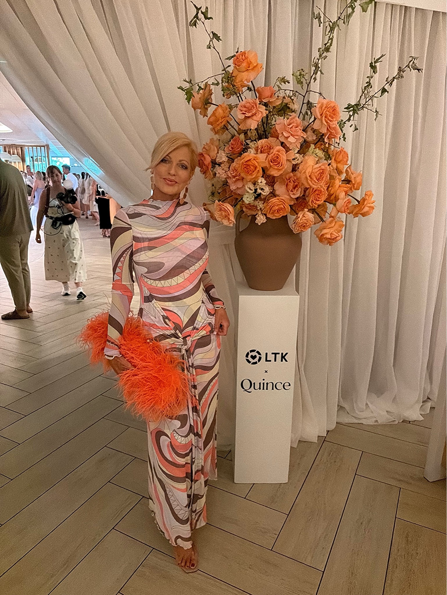 I’ve had so many requests for my dress & I’m sharing it now.  It’s mesh & has a lot of stretch.  I did wear a slip under it & I’m wearing a small.  I loovvve it!!

#LTKCon #LTKgrwm #LTKOver40
