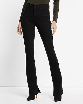 Mid Rise Black Skyscraper Jeans | Express