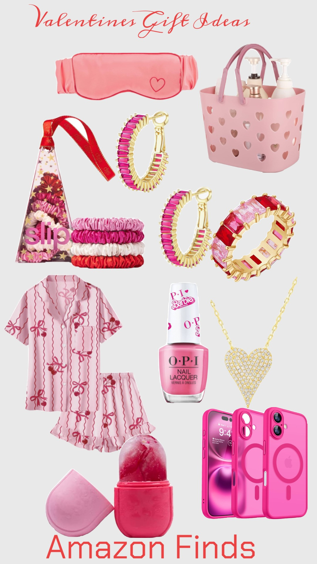 NICROHOME EUR Valentine's Day Decorations, 8 Rolls Pink Red Crepe Paper Streamers for Galentine's... | Amazon (US)