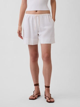 6" Linen-Blend Easy Shorts | Gap (US)