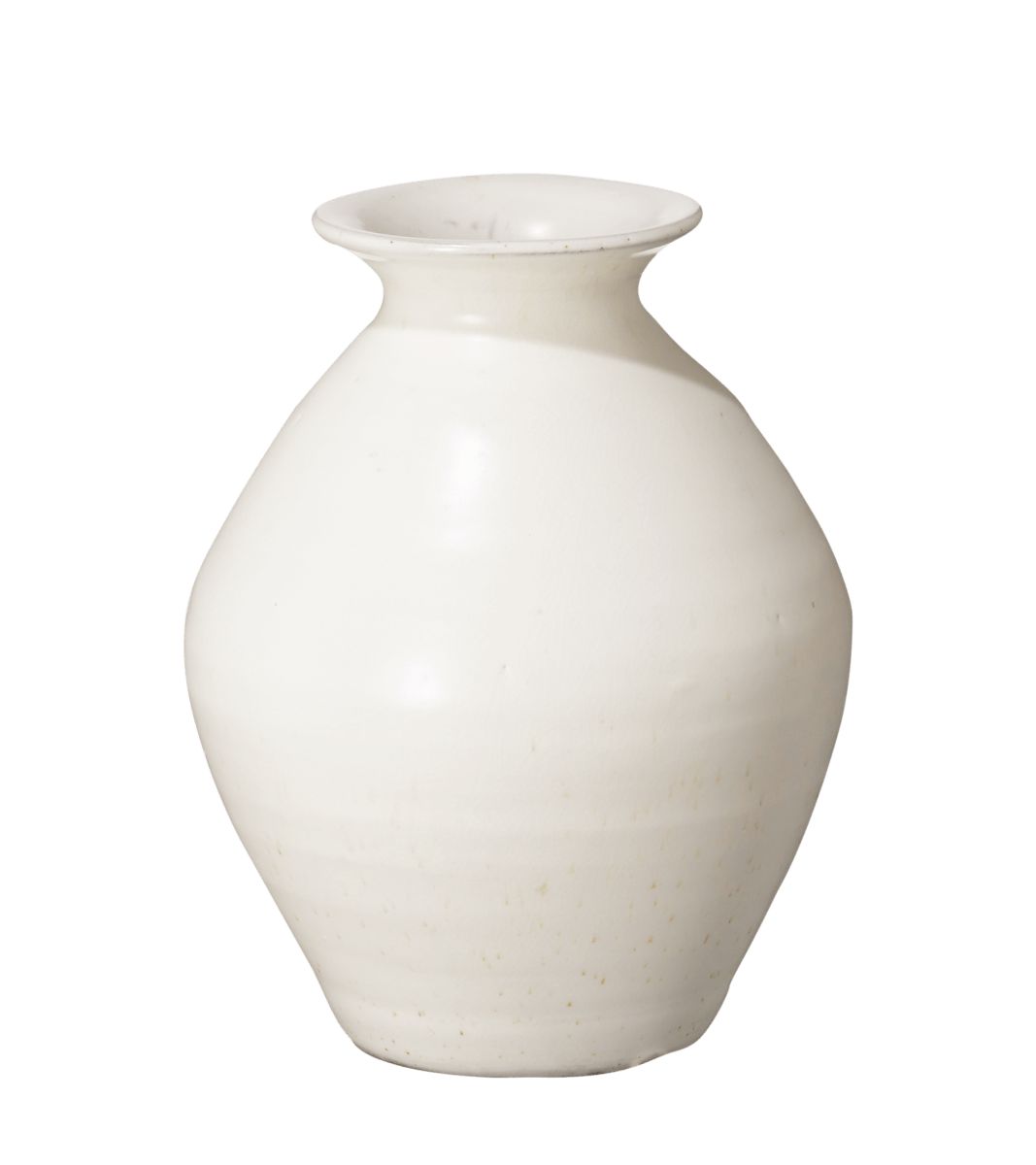 Small Fyli Ceramic Vase - White | OKA US