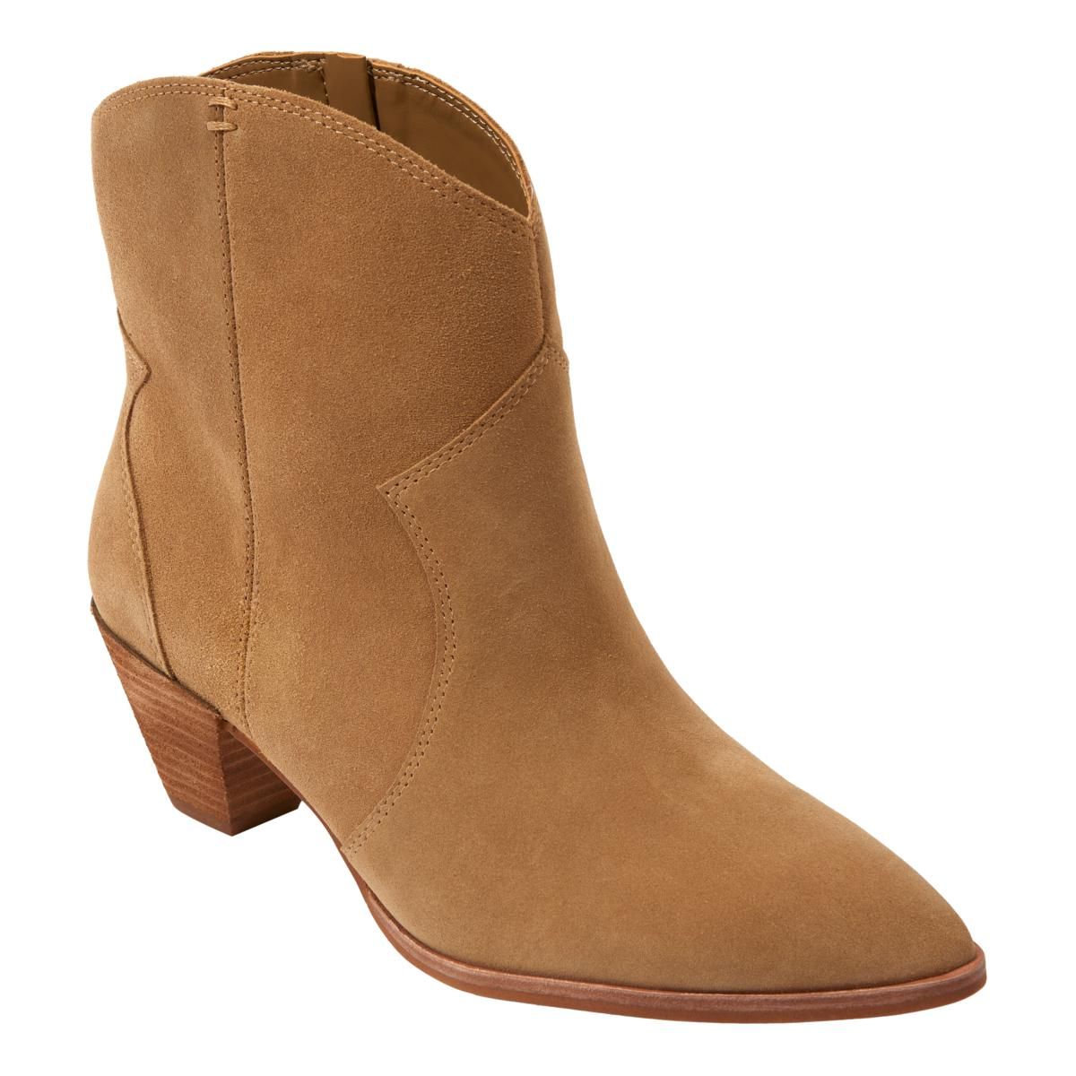 Vince Camuto Salintino Leather/Suede Western Boot - 20846351 | HSN | HSN