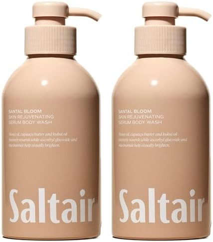 Saltair Body Wash, Santal Bloom 2-Pack. Moisturizing Body Cleanser with Monoi Oil and Cupuacu But... | Amazon (US)