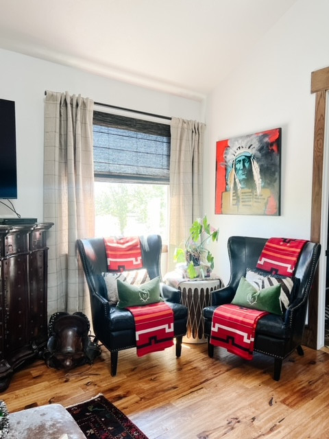 I finally added curtains to my living room! 

 #LTKHome