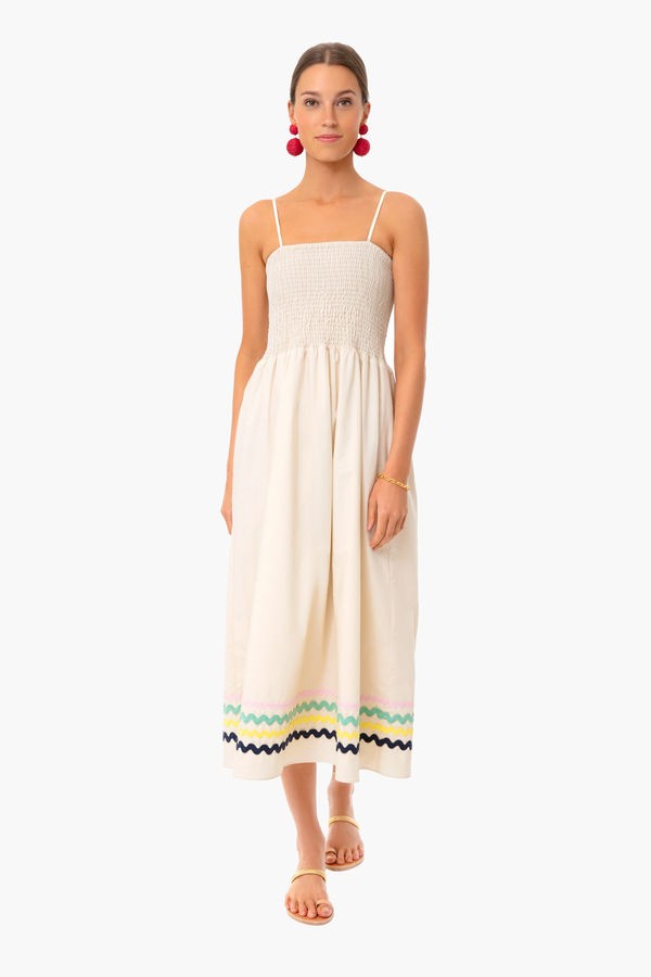 Stone Spaghetti Strap Midi Dress | Tuckernuck (US)