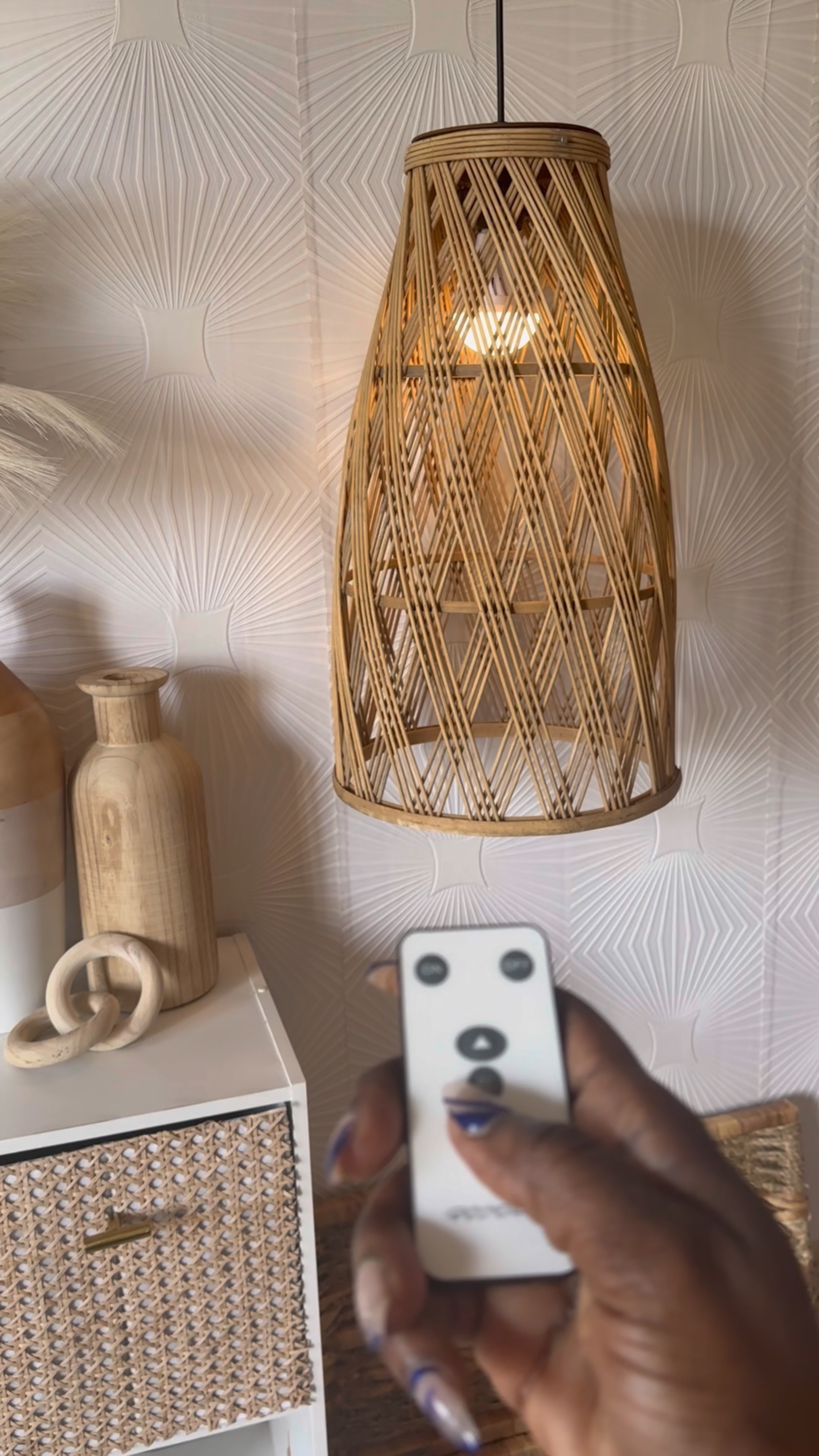 Renter Friendly pendant Light. No electricity needed. No drilling! 

#LTKhome #LTKFind #LTKfamily