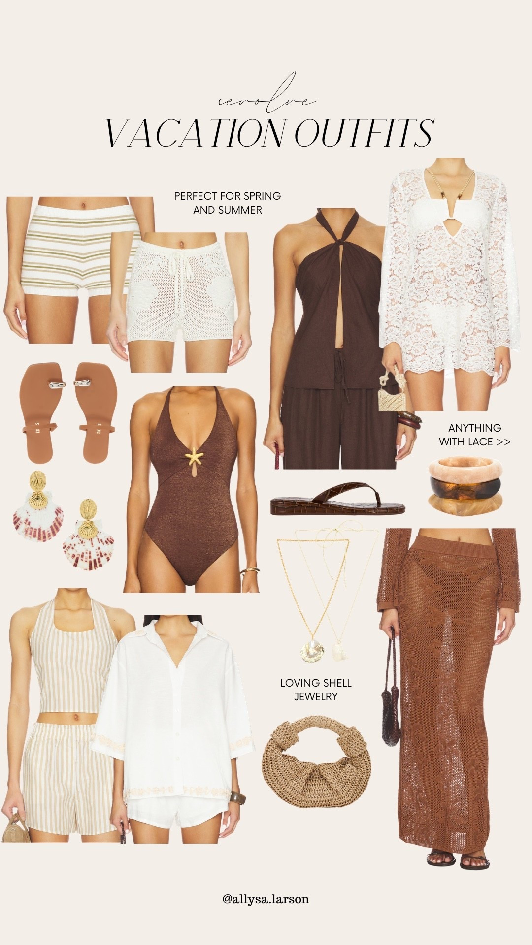 Sharing some of my favorite vacation outfits and accessories from revolve 

#LTKSeasonal #LTKSwim #LTKootd