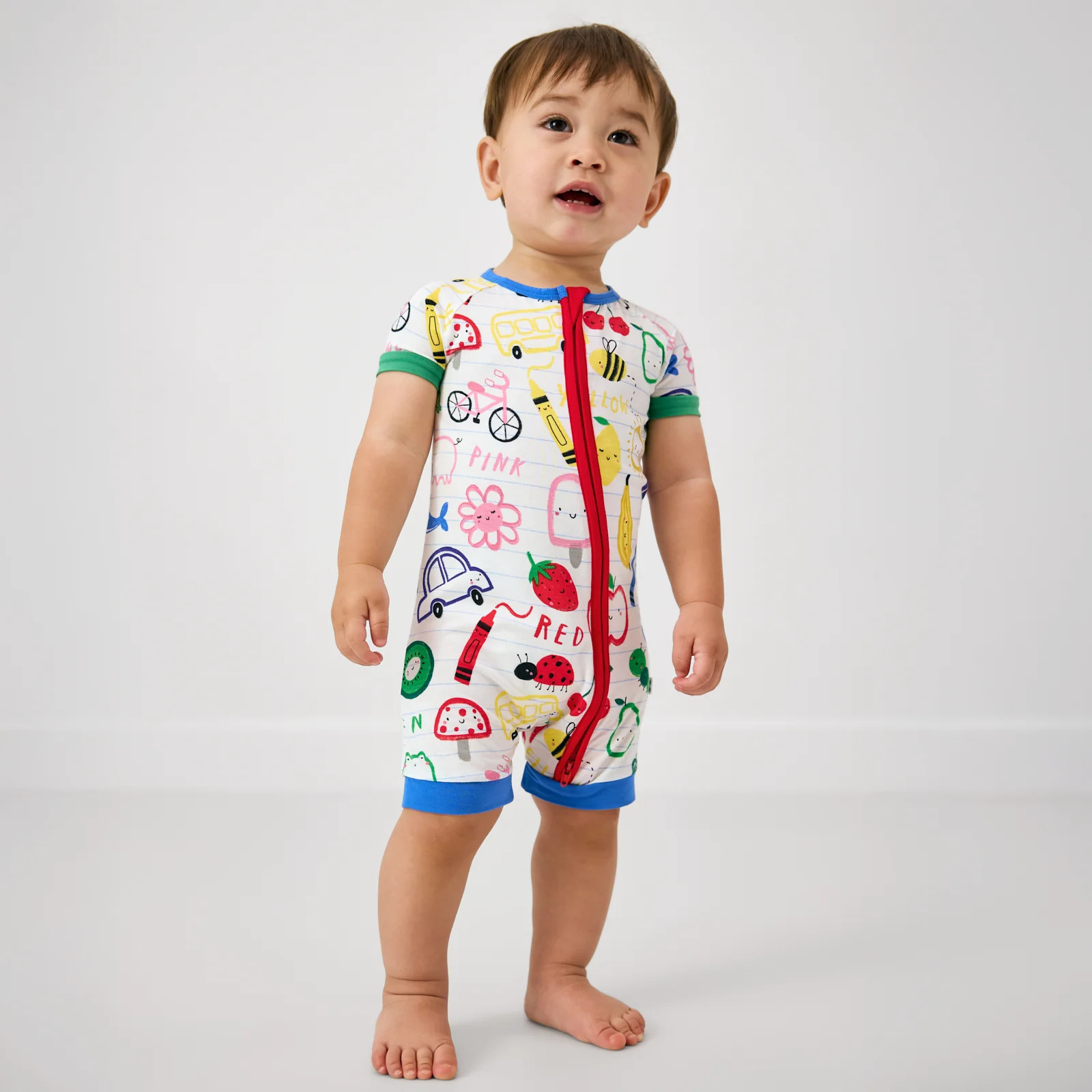Coloring Crew Shorty Zippy | Little Sleepies