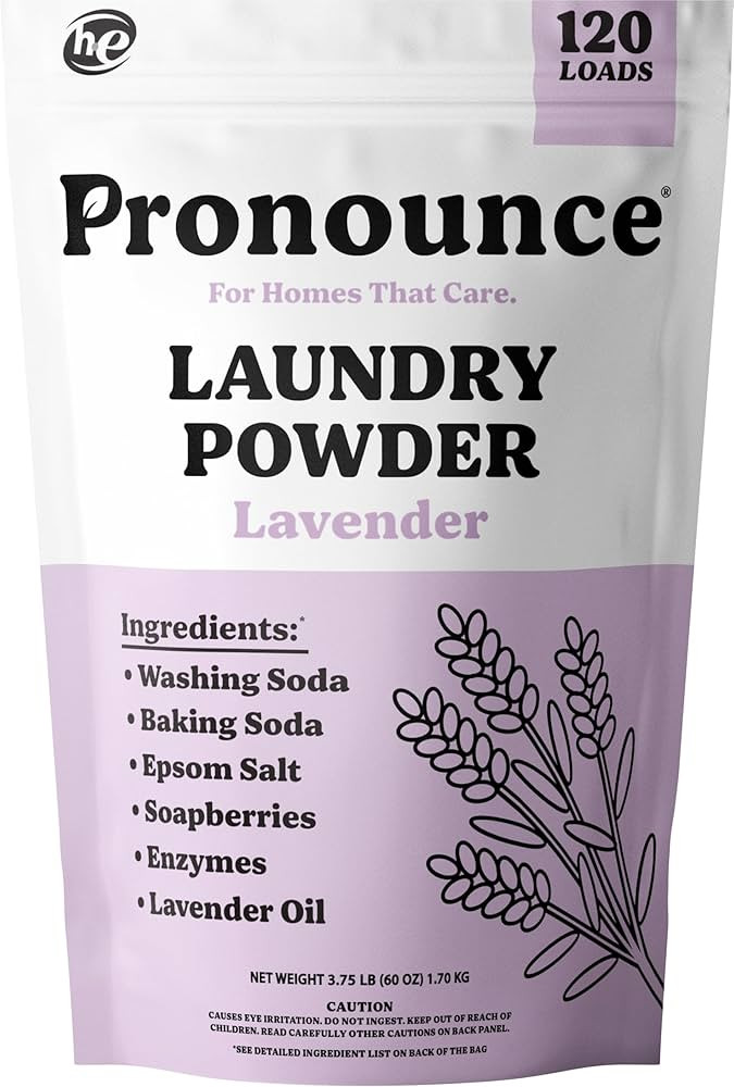Pronounce Laundry Detergent Powder Alternative | Cleaner Ingredients. Safer for Sensitive Skin. S... | Amazon (US)