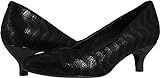 Trotters Women's Kiera Black Kitten Heel Pump 9.5W | Amazon (US)