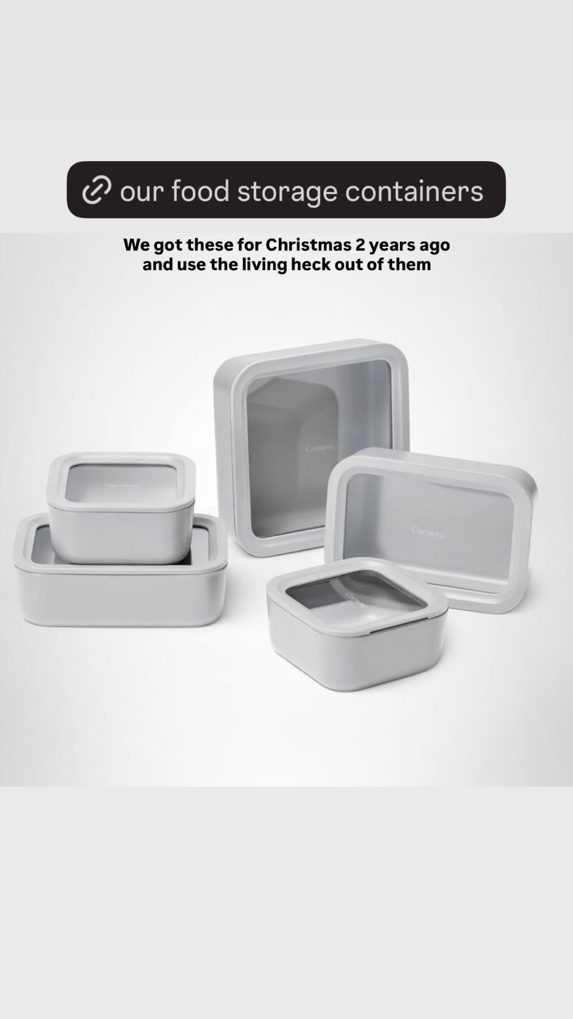 Our food storage containers are also on sale! We got these for Christmas 2 years ago and use the living heck out of them!

#LTKSaleAlert #LTKHome #LTKfoodie