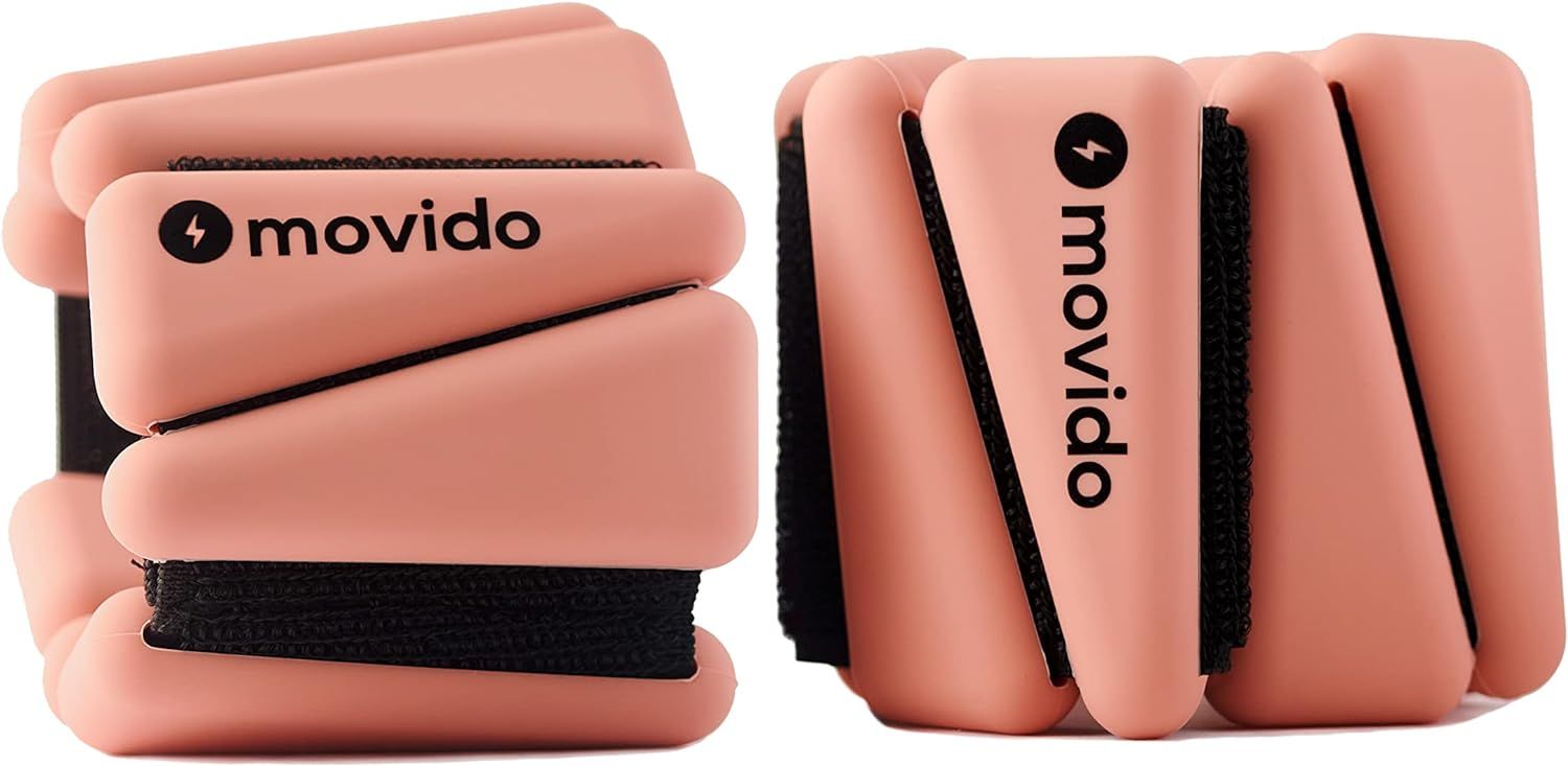 Movido Wrist and Ankle Weights | 1 lb each (2 per set) | Adjustable Workout Weights for Women and... | Amazon (US)