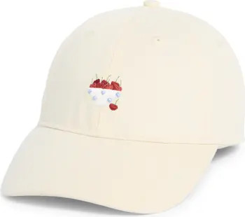 FRASIER STERLING Very Cherry Canvas Adjustable Baseball Cap | Nordstromrack | Nordstrom Rack