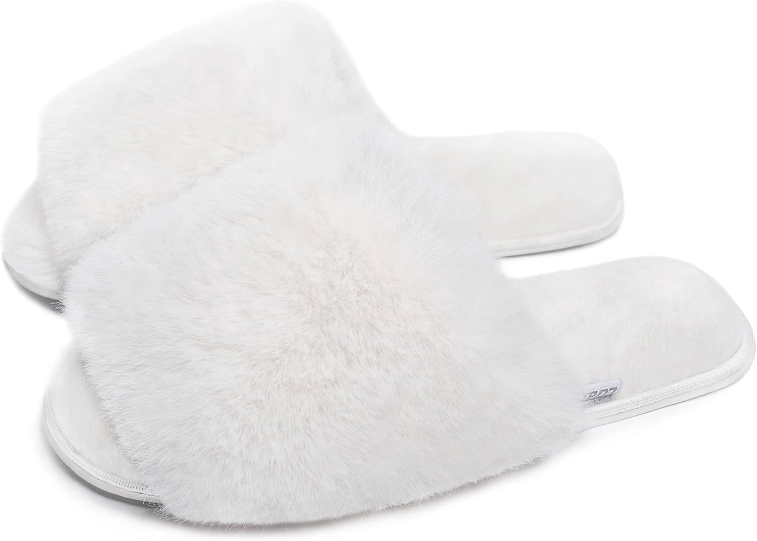 LUBOT Women's Fuzzy Slippers Furry Cozy Memory Foam Slippers Fluffy Plush Faux Fur Lined Anti-Ski... | Amazon (US)