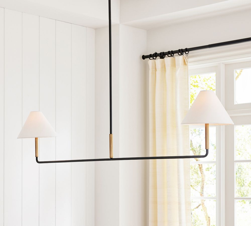 Kensington Metal Dual Pendant | Pottery Barn (US)