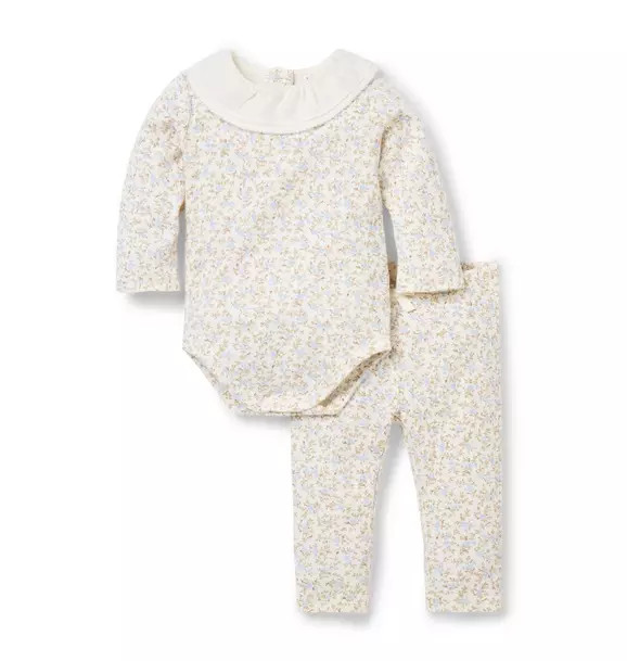 Baby Floral Ruffle Collar Matching Set | Janie and Jack