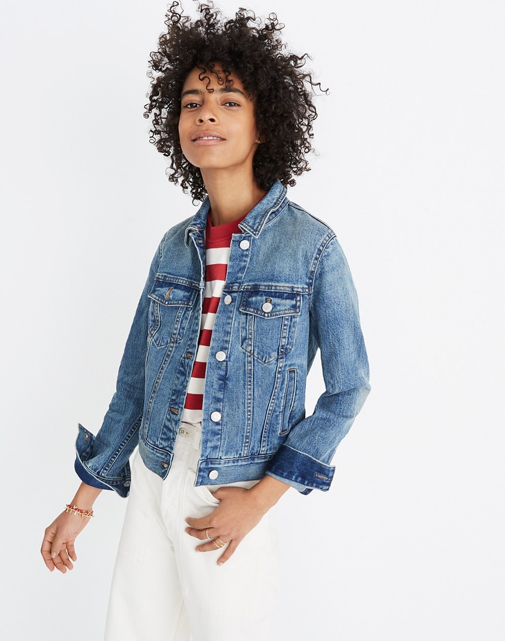 The Shrunken Stretch Jean Jacket | Madewell