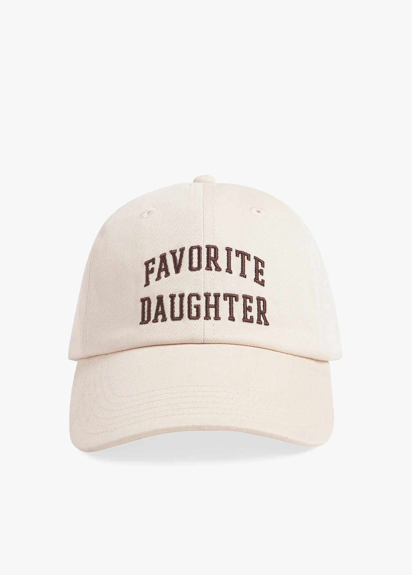 ALL CAPS LOGO BASEBALL CAP | Favorite Daughter