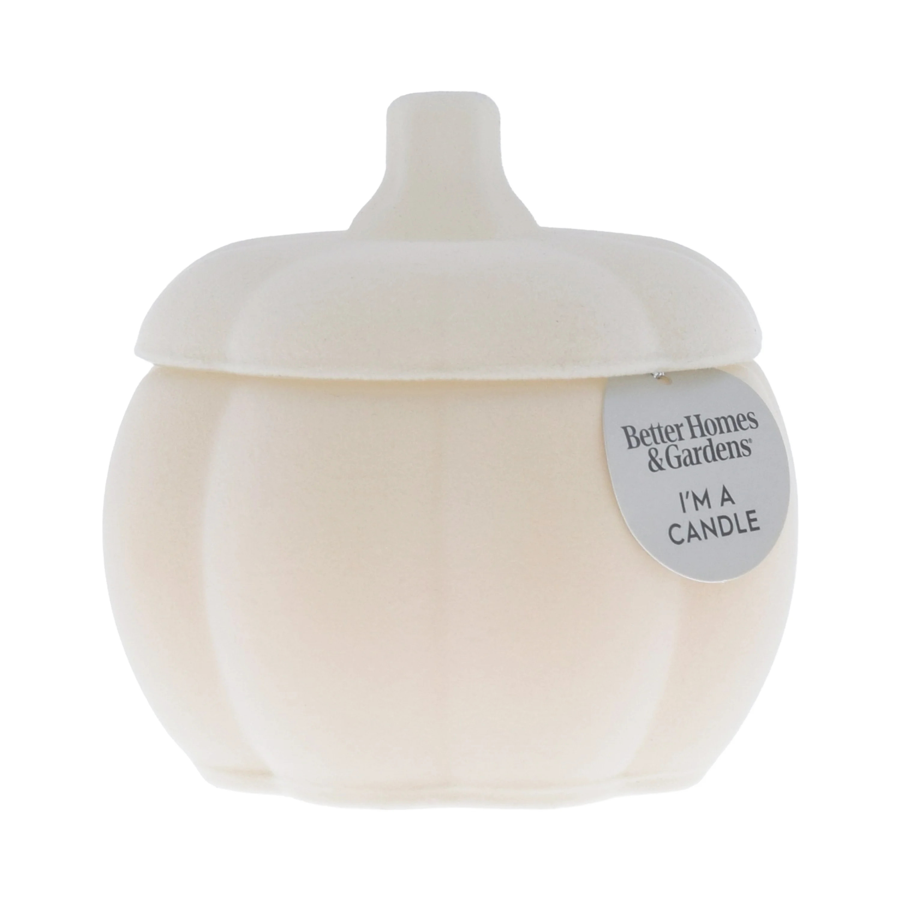 Better Homes & Gardens Salted Coconut Mahogany Scented 1-Wick 10oz (284.3 g) Flocked Pumpkin Jar ... | Walmart (US)