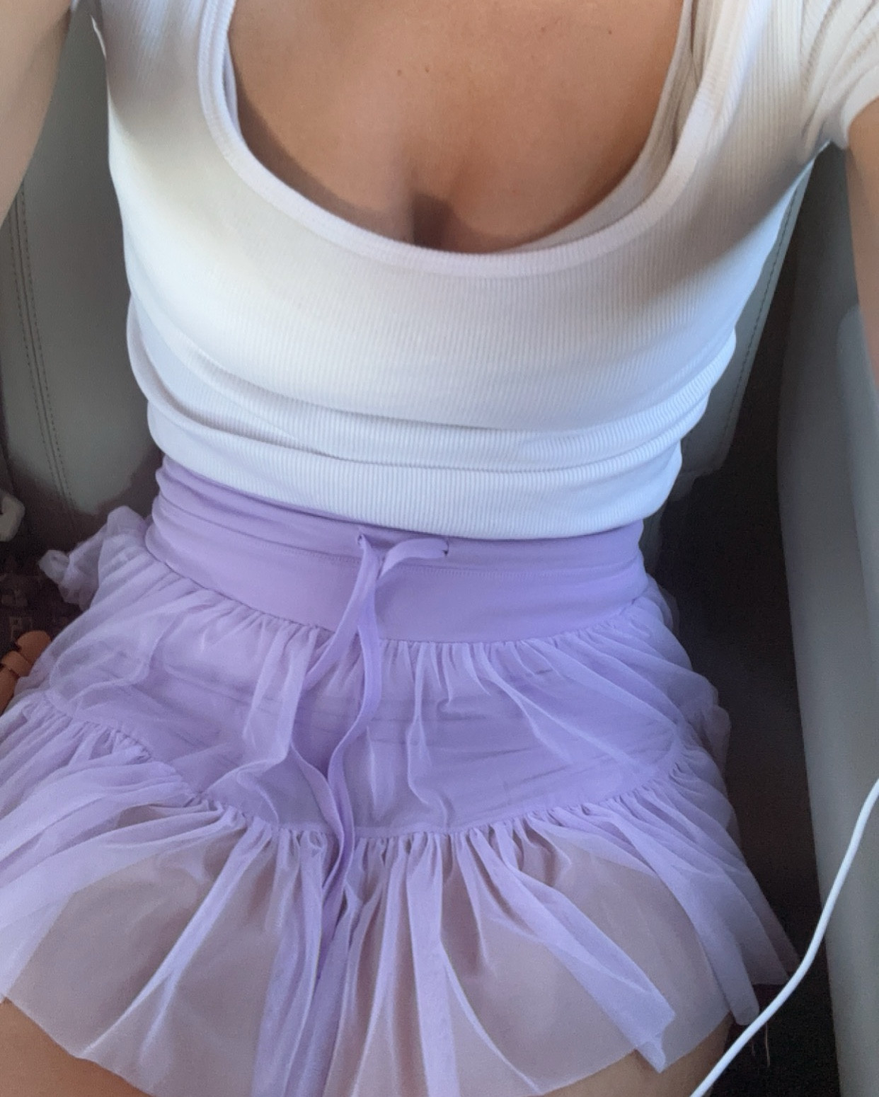 “lilac short skirt, the one that fits me like skin” -Taylor Swift shop her pretty lilac tulle athletic skort 💜

#LTKFindsUnder50 #LTKSeasonal #LTKActive