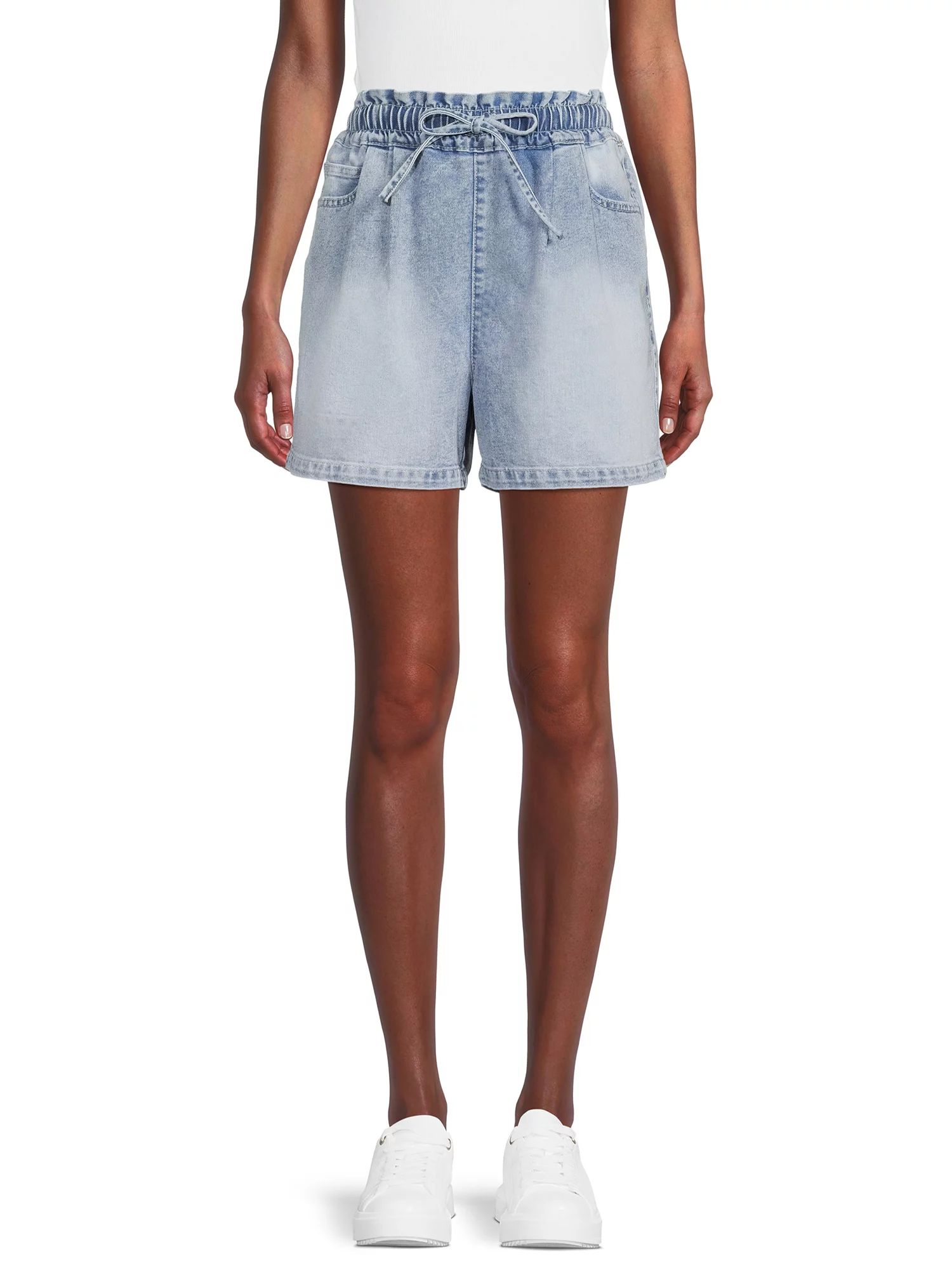 Time and Tru Women's Paperbag Waist Shorts | Walmart (US)