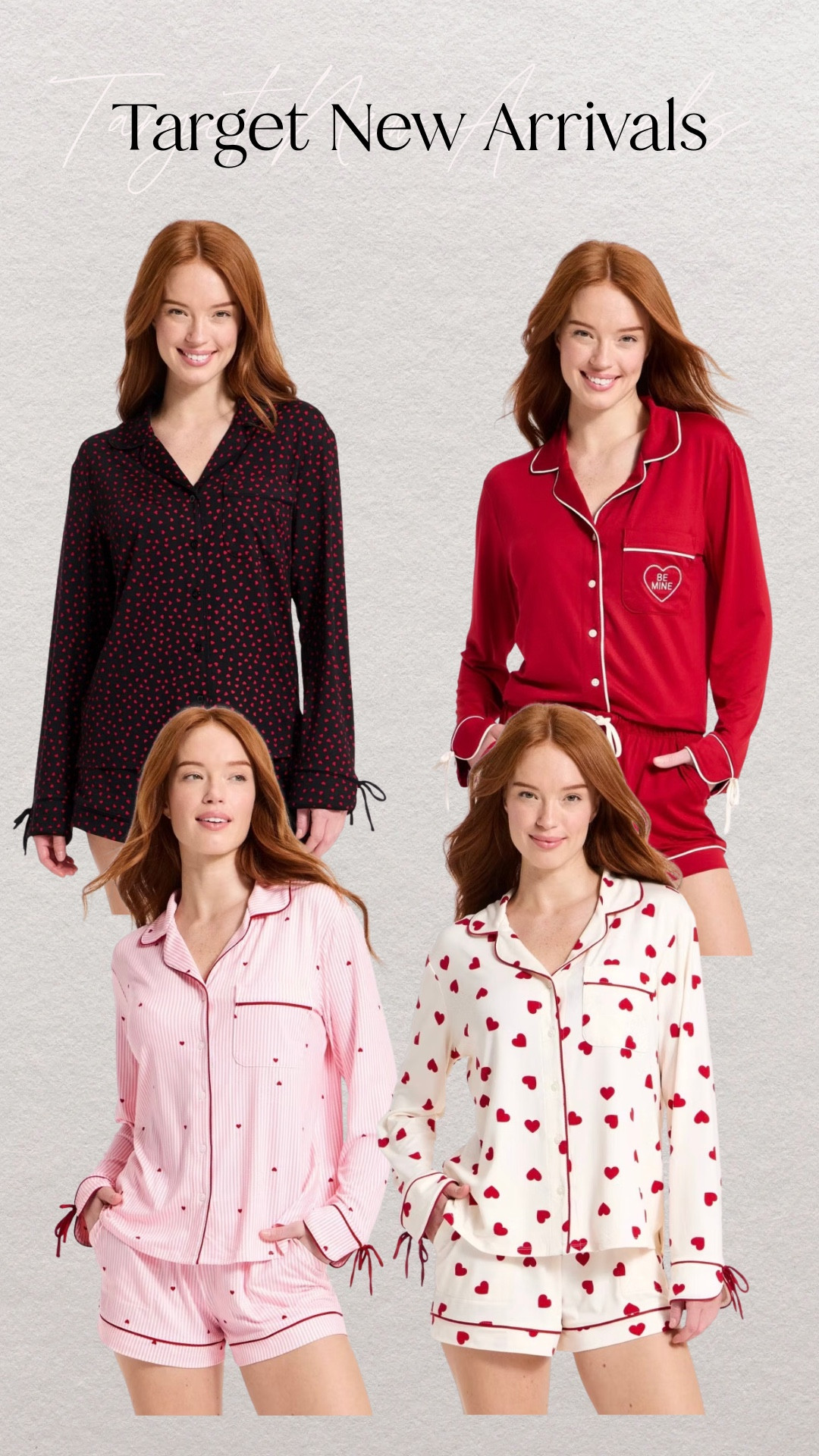 New Valentine’s Day inspired pajama sets at Target! 

#LTKValentine