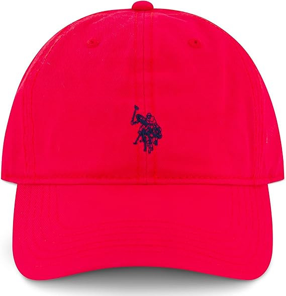 U.S. Polo Assn. Small Polo Pony Logo Baseball Hat, 100% Cotton, Adjustable Cap | Amazon (US)