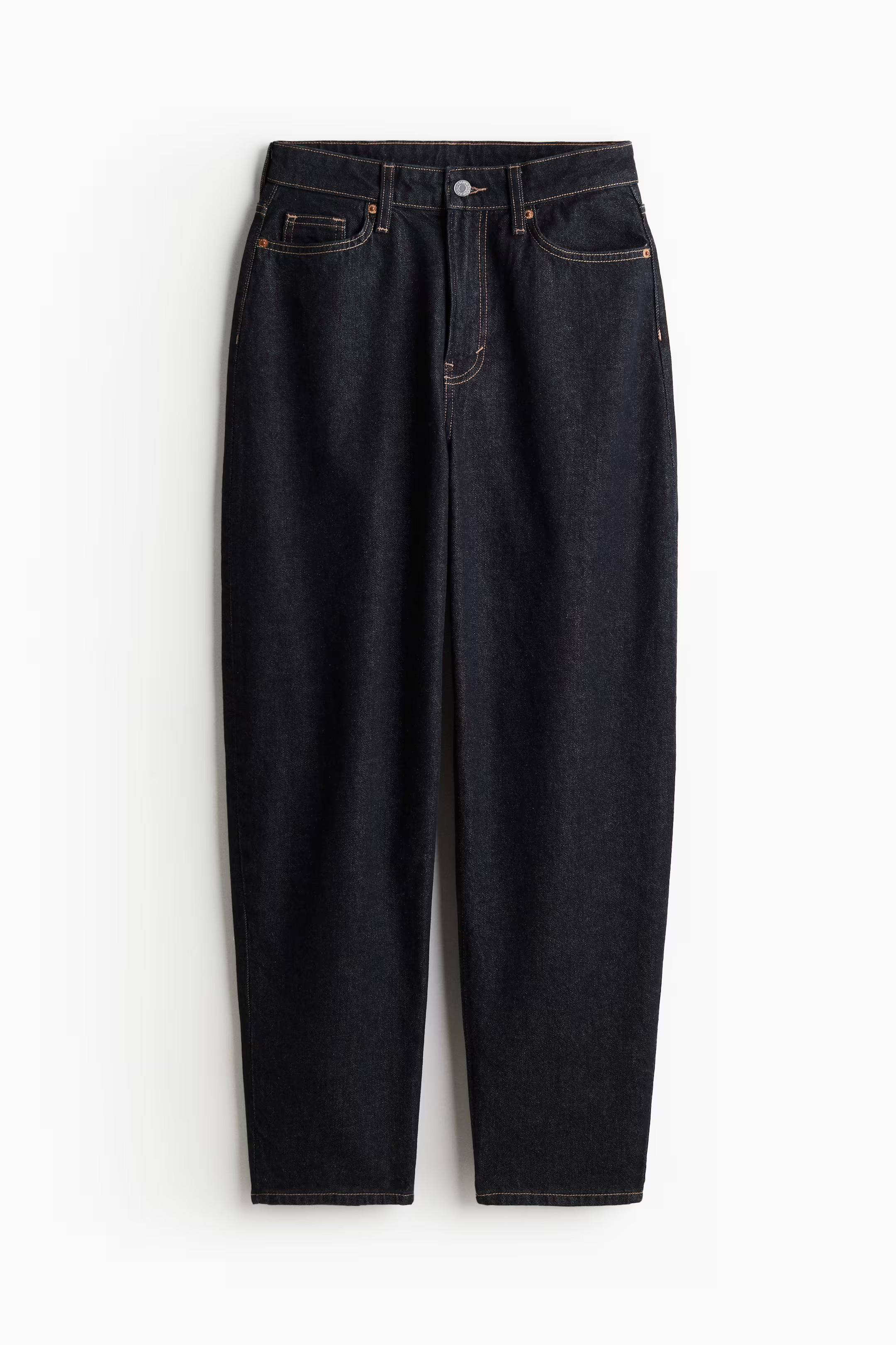 High Rise Barrel Leg Jeans | H&M (US + CA)