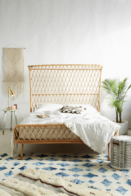 Curved Rattan Bed | Anthropologie (US)
