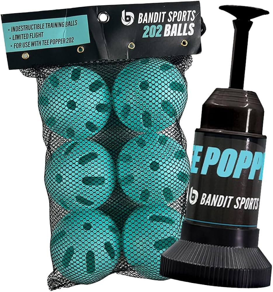 Bandit Sports Tee Popper 202 and Popper Ball Bundle, Baseball Swinging and Hitting Practice with ... | Amazon (US)