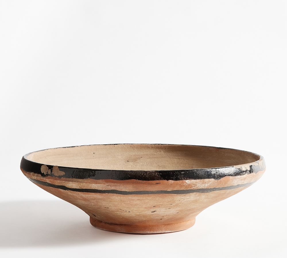 Fairfax Handcrafted Terracotta Bowl | Pottery Barn (US)