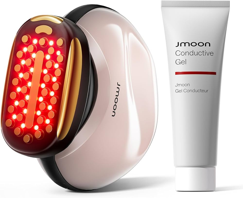 JMOON Microcurrent Facial Device, M30U Red Light Therapy for Face, Safe Anti Aging Skin Care, 4 M... | Amazon (US)