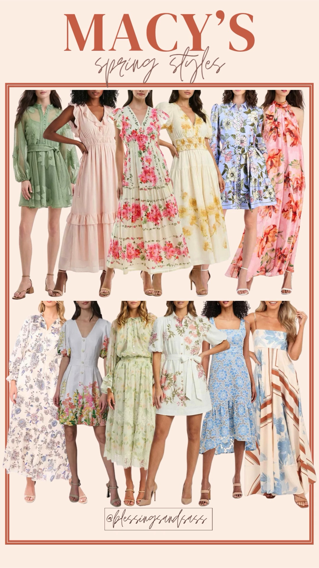 The cutest spring dresses from Macys! 


Women’s fashion, spring fashion, spring styles, spring outfits, spring outfit inspo, spring ootd, trendy fashion, chic style, fashion over 40, Easter fashion, Easter outfits, Easter outfit inspo, Easter outfit ideas, spring dresses 



#LTKootd #LTKOver40 #LTKSeasonal