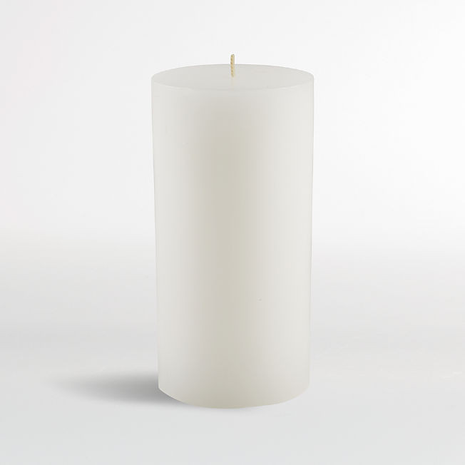 Ivory Pillar Candle 3"x6" + Reviews | Crate & Barrel | Crate & Barrel