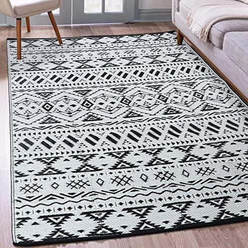 Amazon.com: Reversible Mats - Outdoor Rugs 5'x8' for Patios Clearance, Plastic Straw Rugs Waterpr... | Amazon (US)