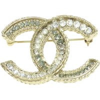 Preloved CC brooch Crystal Women - Gold Brooches - Metallics - One Size | NastyGal UK