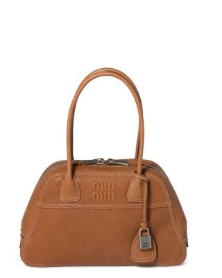 Miu Miu Vivant Nappa Leather Bag, 12.6 | Bloomingdale's (US)