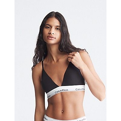 Modern Cotton Lightly Lined Triangle Bralette | Calvin Klein | Calvin Klein (US)