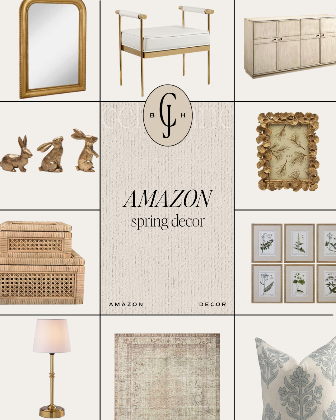 SYLVIA'S SHOP Vintage 4x6 Picture Frame, Antique Ornate Gold Ginkgo Leaf Photo Frame, Table Top D... | Amazon (US)